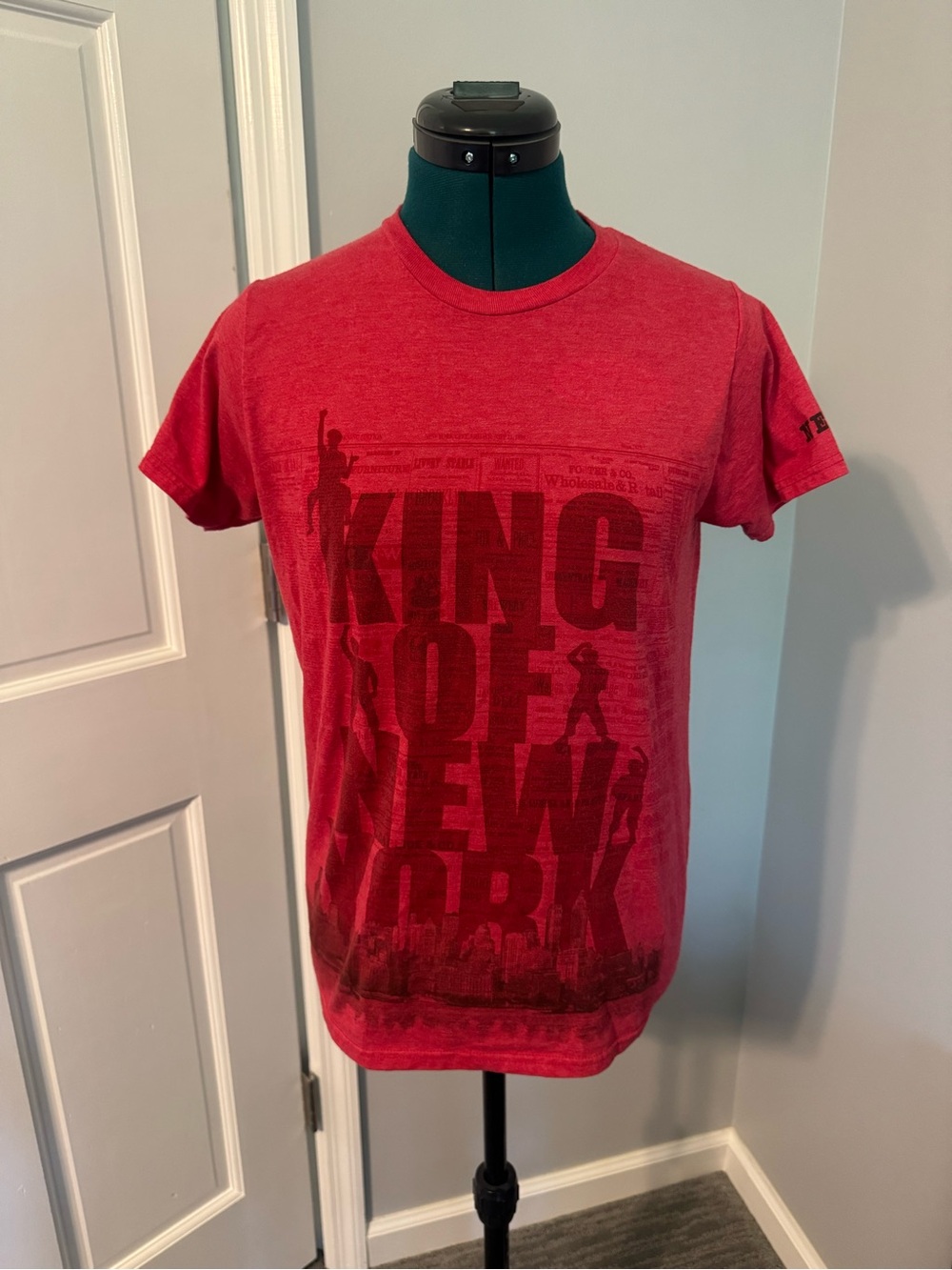 Newsies King of New York Red Graphic Tee